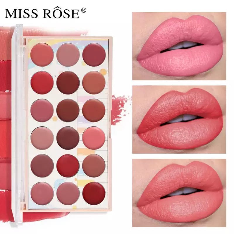 Miss Rose 18 Lipstick Colour Shades