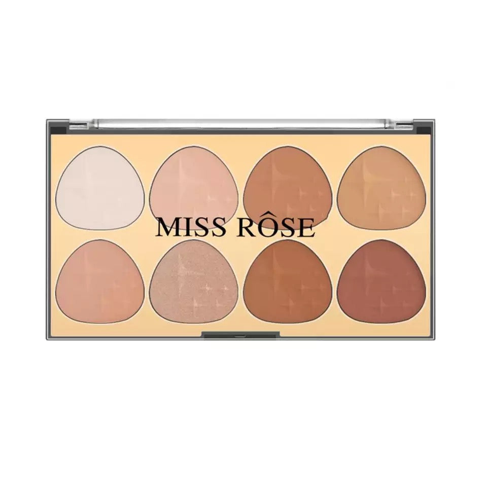 MISS ROSE 8-color 3D Face Contour Palette