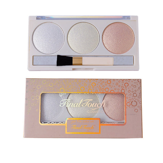 Final touch 3 color highlighter pallete