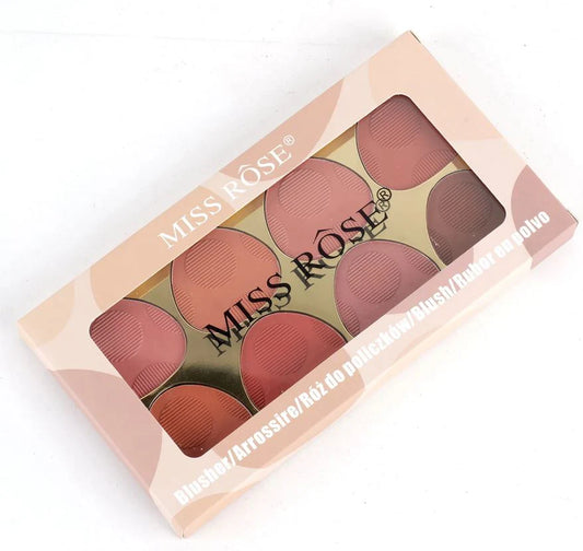 Miss Rose 8-color blush on Palette