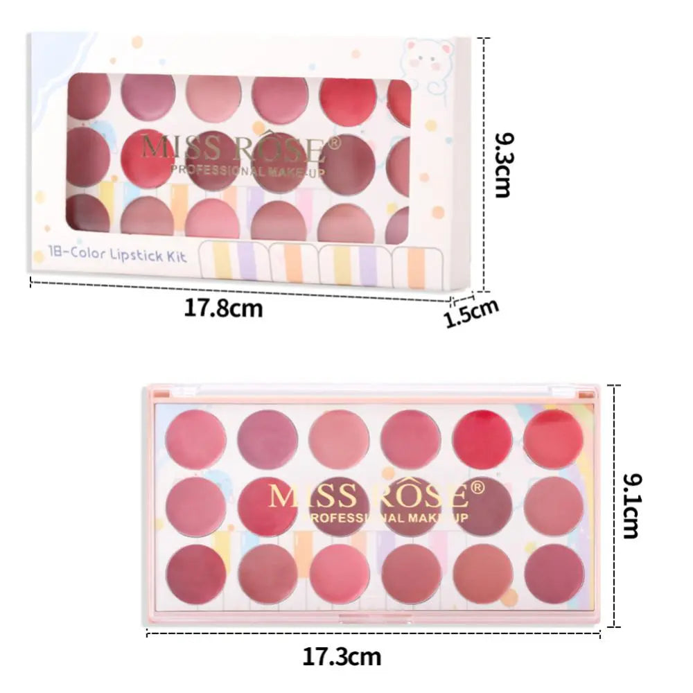 Miss Rose 18 Lipstick Colour Shades