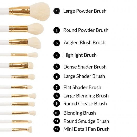 BH Cosmetics There's Snowbody Like You 12 Piece Brush Set