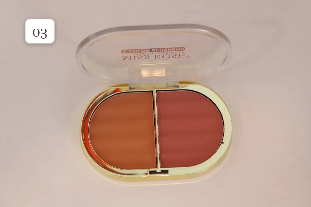 Miss Rose 2 in 1 Gold Blusher