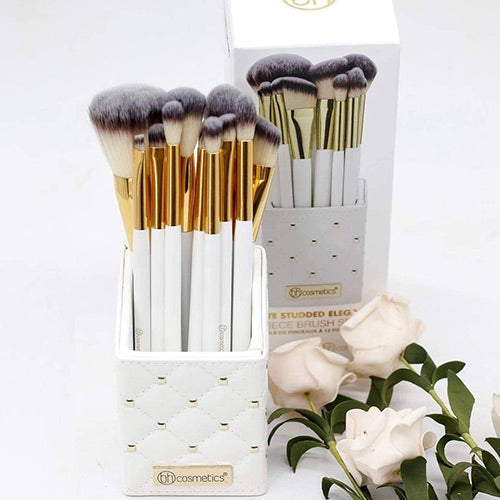 BH COSMETICS Studded Elegance 12 Piece Brushes Set