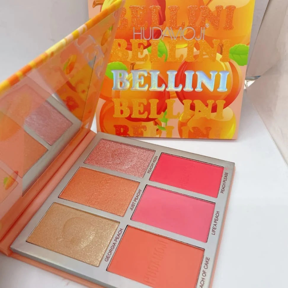 HUDA MOJI Bellini Blusher & Highlighter Makeup Palette