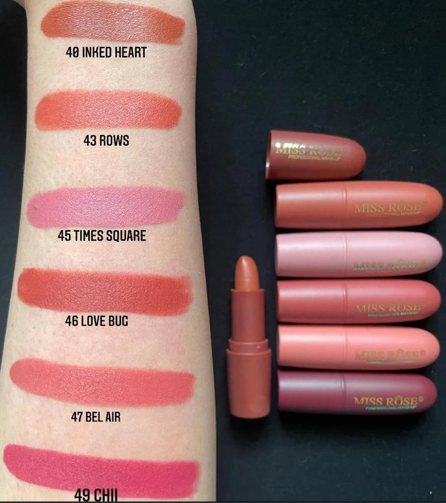 Miss Rose Velvet Matte Lipstick