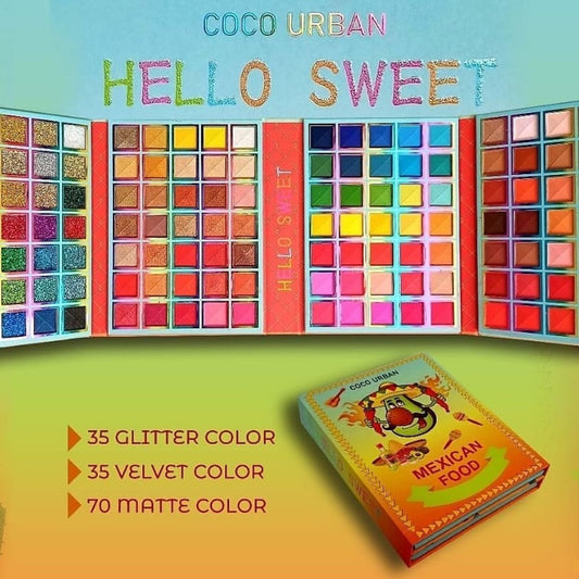 Coco Urban 180 Colors Mexican Food Eye Shadow Palette