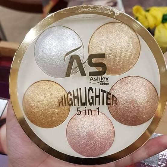 AS Ashley Shine 5 Colors highlighter Makeup