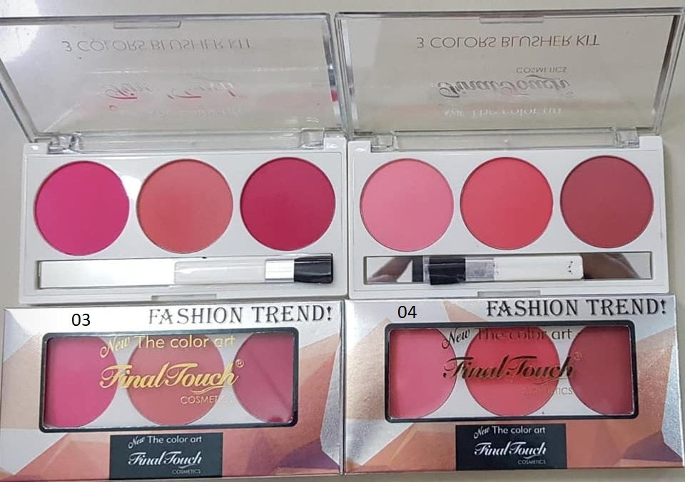 Final touch 3 Color Blush on Palette