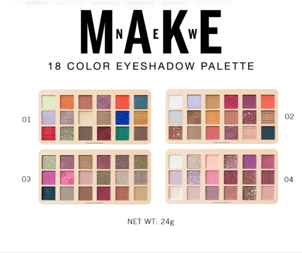 Apk 18 Colors Eyeshadow Palette