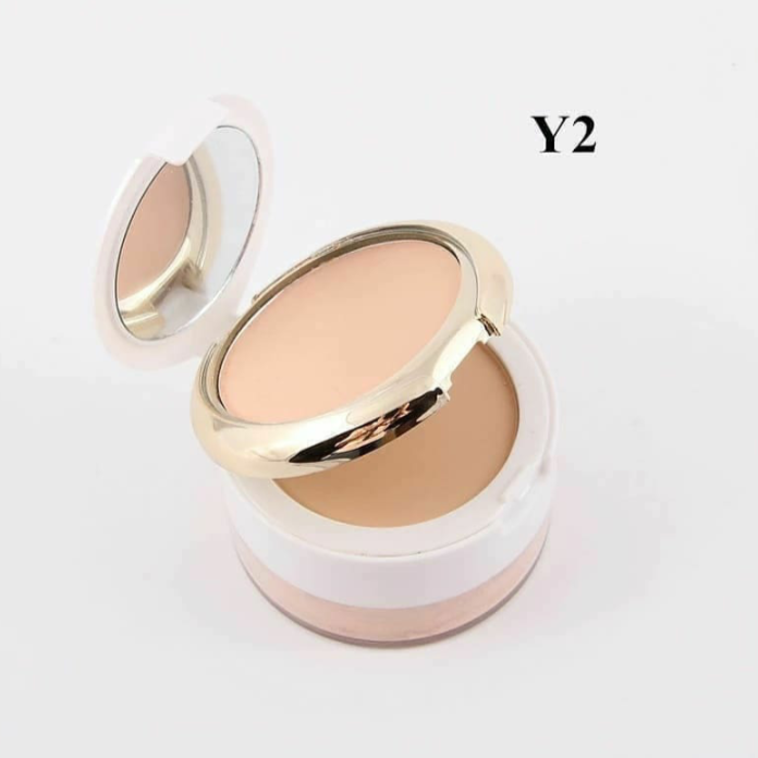 Miss Rose 3D Pearl Whitening Compact & Lose Powder