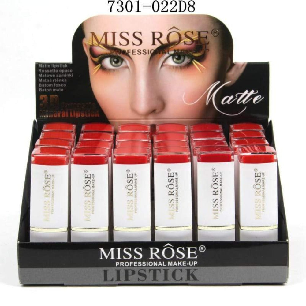 Miss Rose 3D Fantastic Mineral Matte lipstick Colour Shades