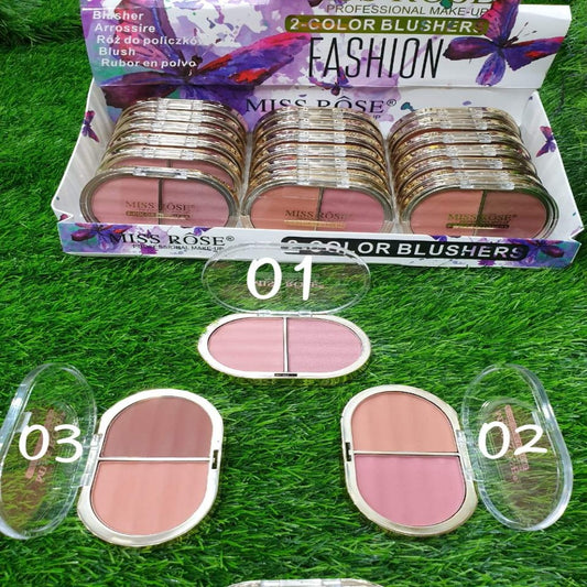 Miss Rose 2 in 1 Gold Blusher