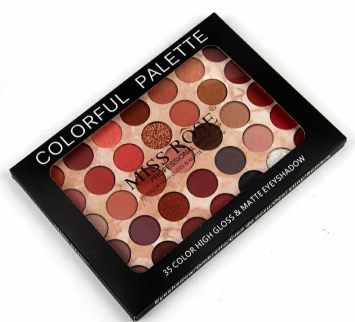 Miss Rose 35 Color High Gloss & Matte Eye shadow Palette