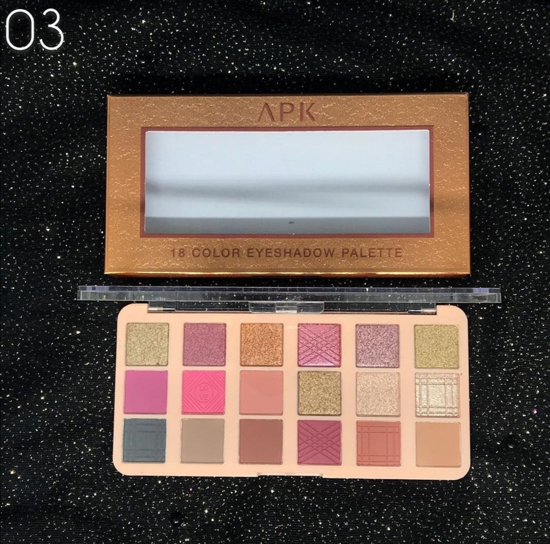 Apk 18 Colors Eyeshadow Palette