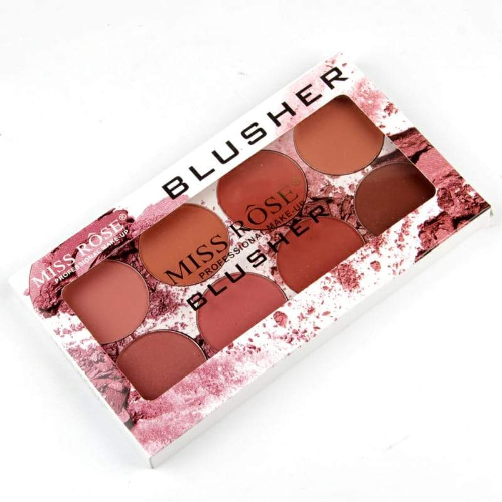 Miss Rose 8 Colors Blush On Kit