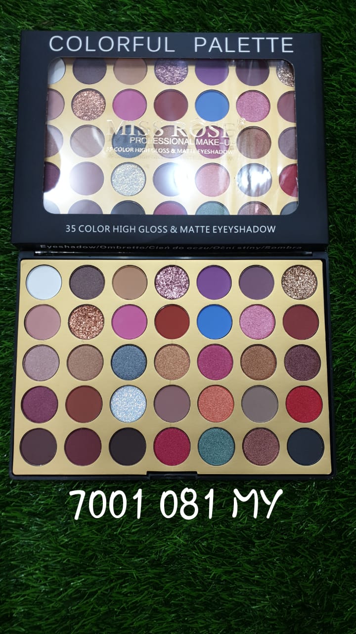 Miss Rose 35 Color High Gloss & Matte Eye shadow Palette