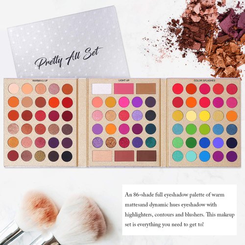 Coco Urban 86 Colors Eyeshadow Pretty All Set Kit