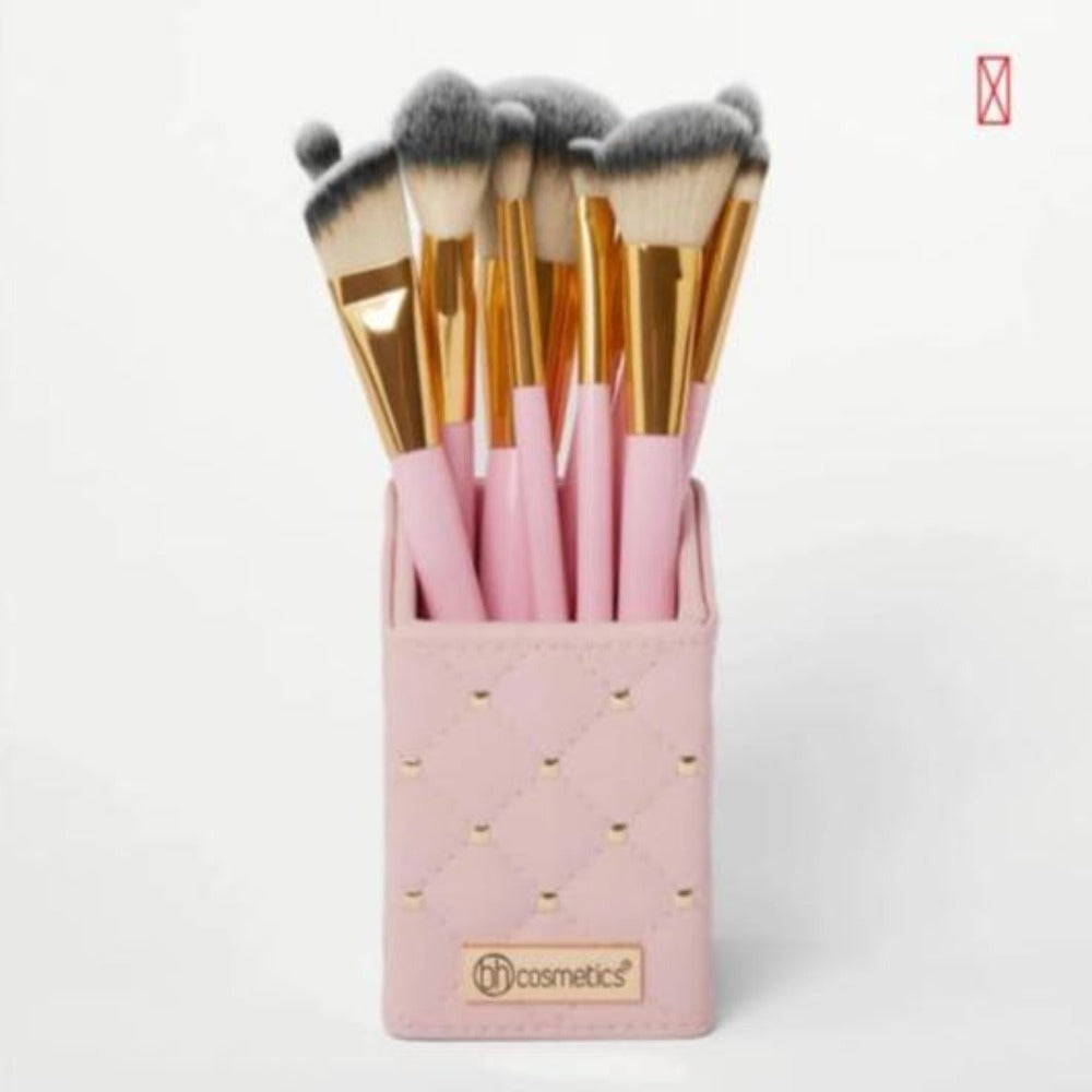 BH COSMETICS Studded Elegance 12 Piece Brushes Set